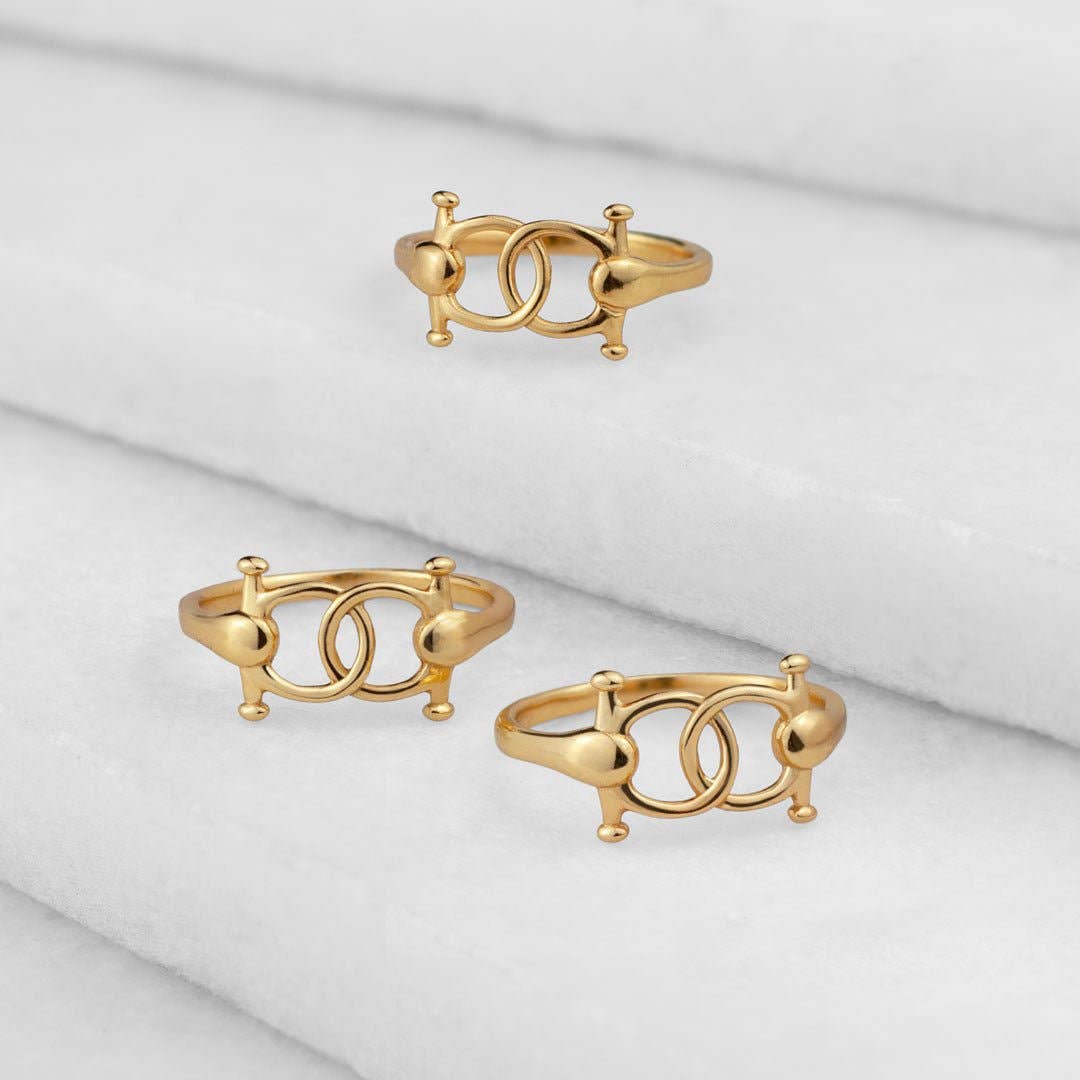 URBAN-EQUESTRIAN – Engroshandel Båndring – Talisman - Hestebid Equestrian Ring i Guld4