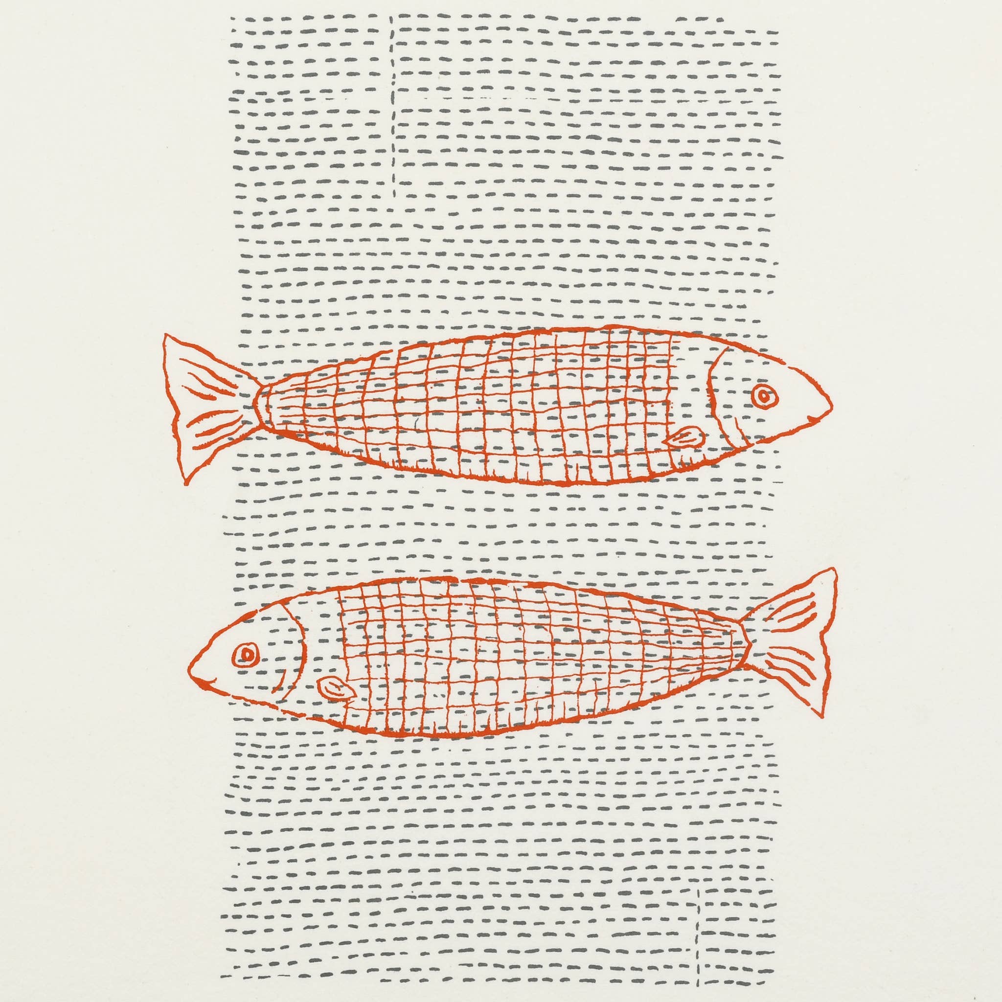 a wink design - Wholesale Tea Towel - double fish tea towel3
