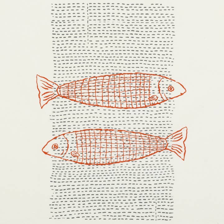 a wink design - Wholesale Tea Towel - double fish tea towel3