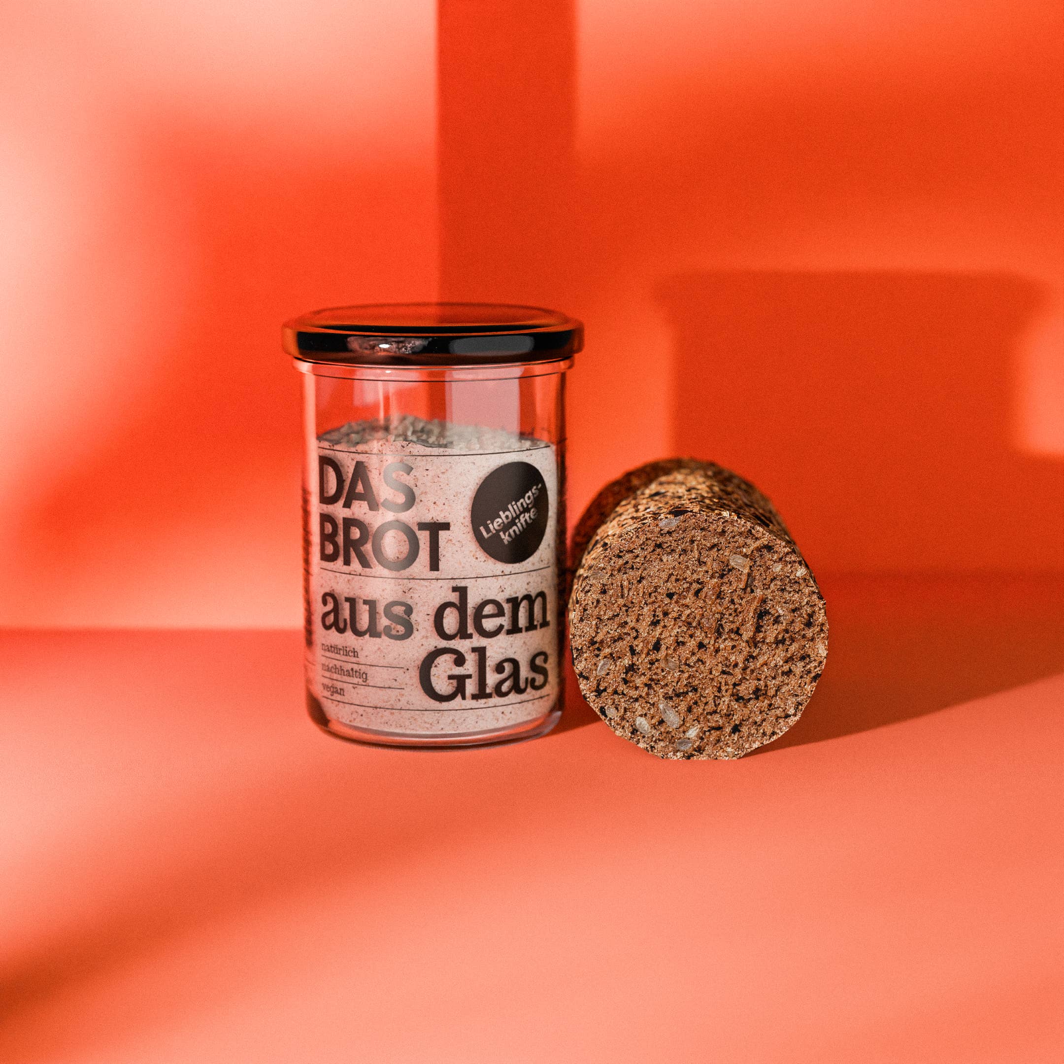 brotstoff – Großhandel Brotbackmischungen – Brotbackmischung im Glas "Lieblingsknifte" 200 g