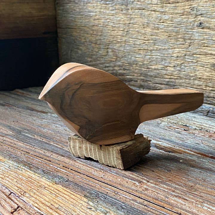 The Haven Woodshop - Wholesale Decorative Tabletop Object - Handcrafted Solid Wooden Birds5