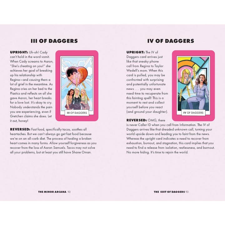 Cardshouse - Wholesale Tarot Cards - Mean Girls Tarot Deck Insight Editions6