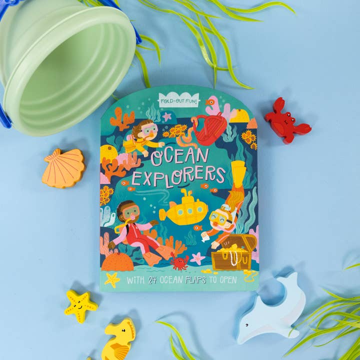 Exploradores del Océano – Libro Desplegable Acordeón para venta al por mayor de Robert Frederick Ltd