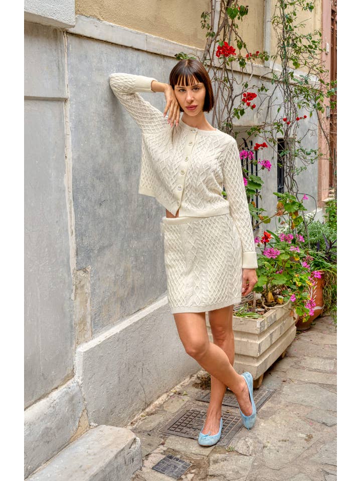 Gretchen Scott LLC - Wholesale Cardigan - Women's - Irish Knit Cardigan8