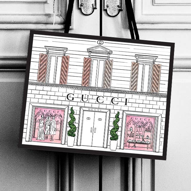 Window Shopping- GG Gift Bag for wholesale by Catherine Loves
