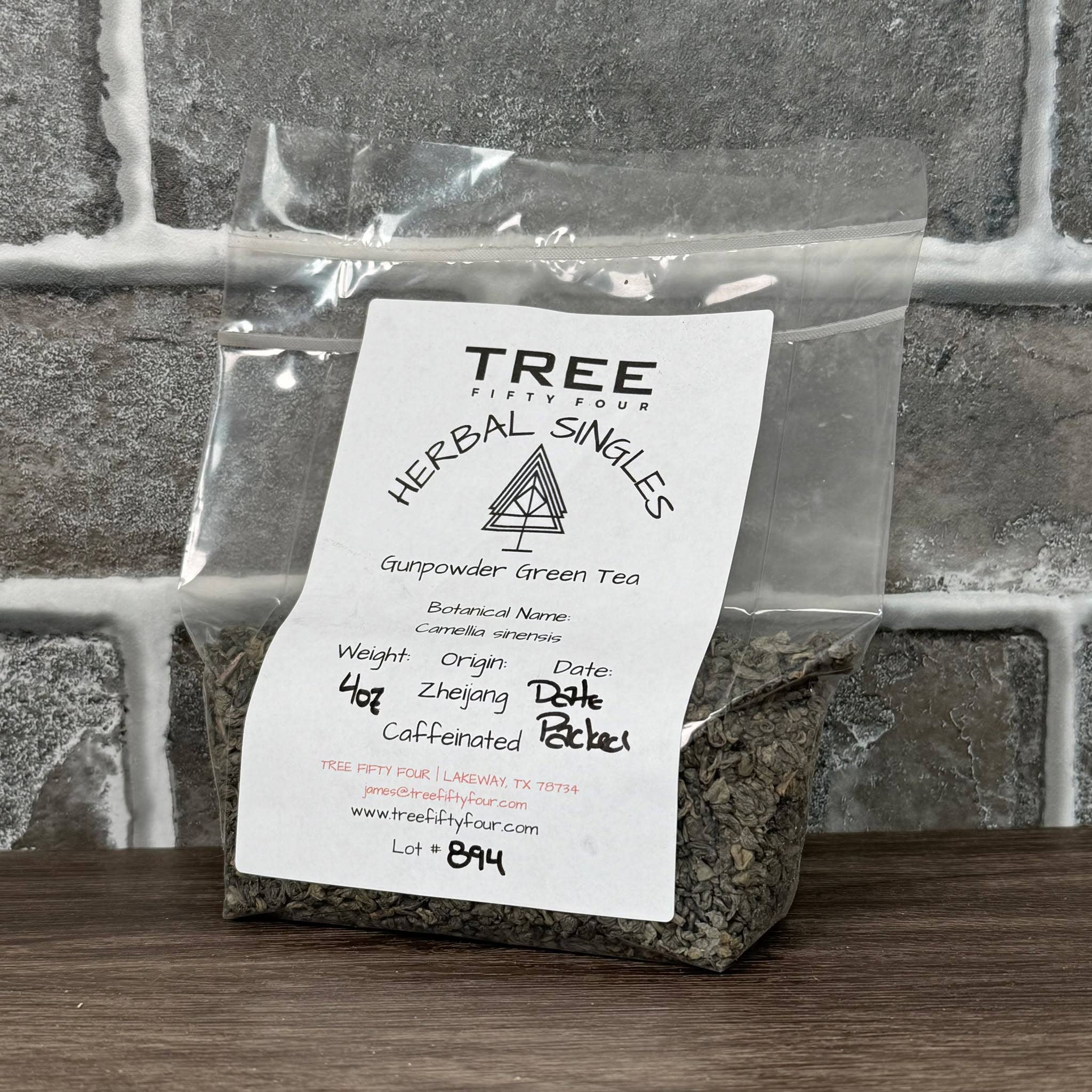 Tree Fifty Four - Wholesale Loose Tea - Gunpowder Green Tea | 2oz - 1 KG | Bulk Tea2