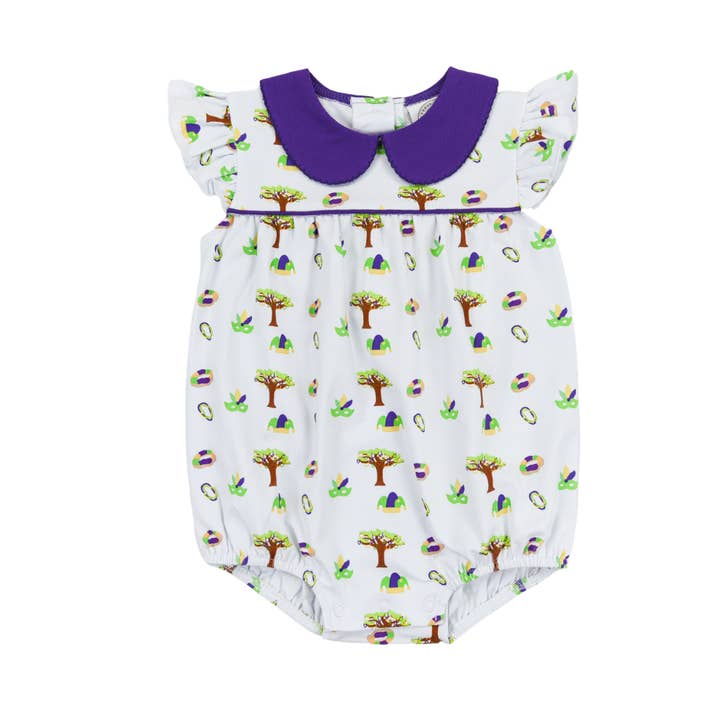 Gooi iets voor me, meneer Girls Bubble voor wholesale door Cypress Row Childrens