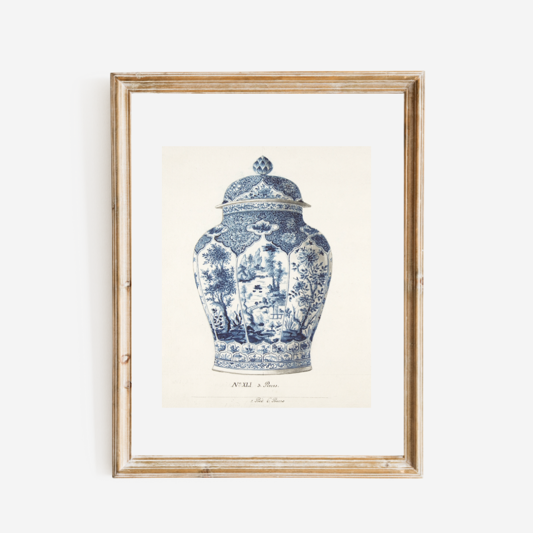Sea to Skye - Wholesale Art Print - Chinoiserie Vase Antique Art Print2
