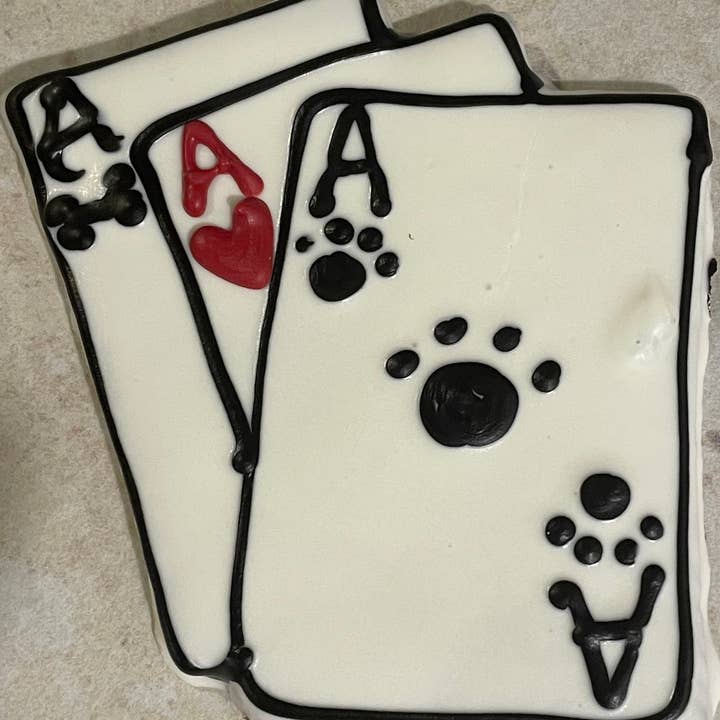 Las Vegas Poker Cards for wholesale by Taj Ma-Hound Bakery for Dogs