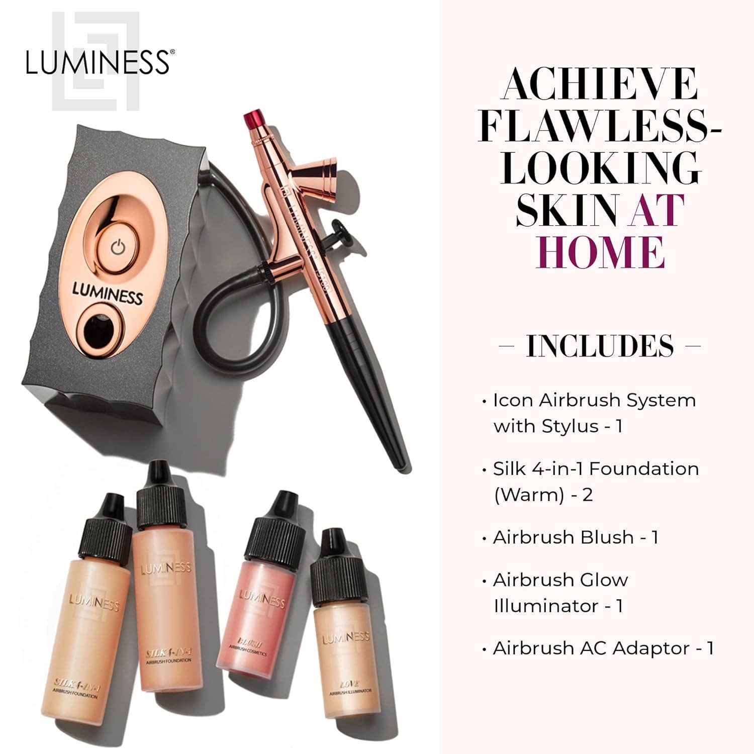 LUMINESS - Wholesale Makeup Brush Set - Icon Airbrush System Kit6