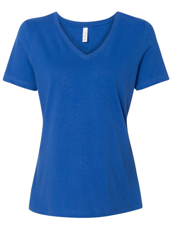 SKS Design Studio - Wholesale Screen Printed T-Shirt - Women's - CUSTOM LOGO | Women's V-Neck T-Shirt14