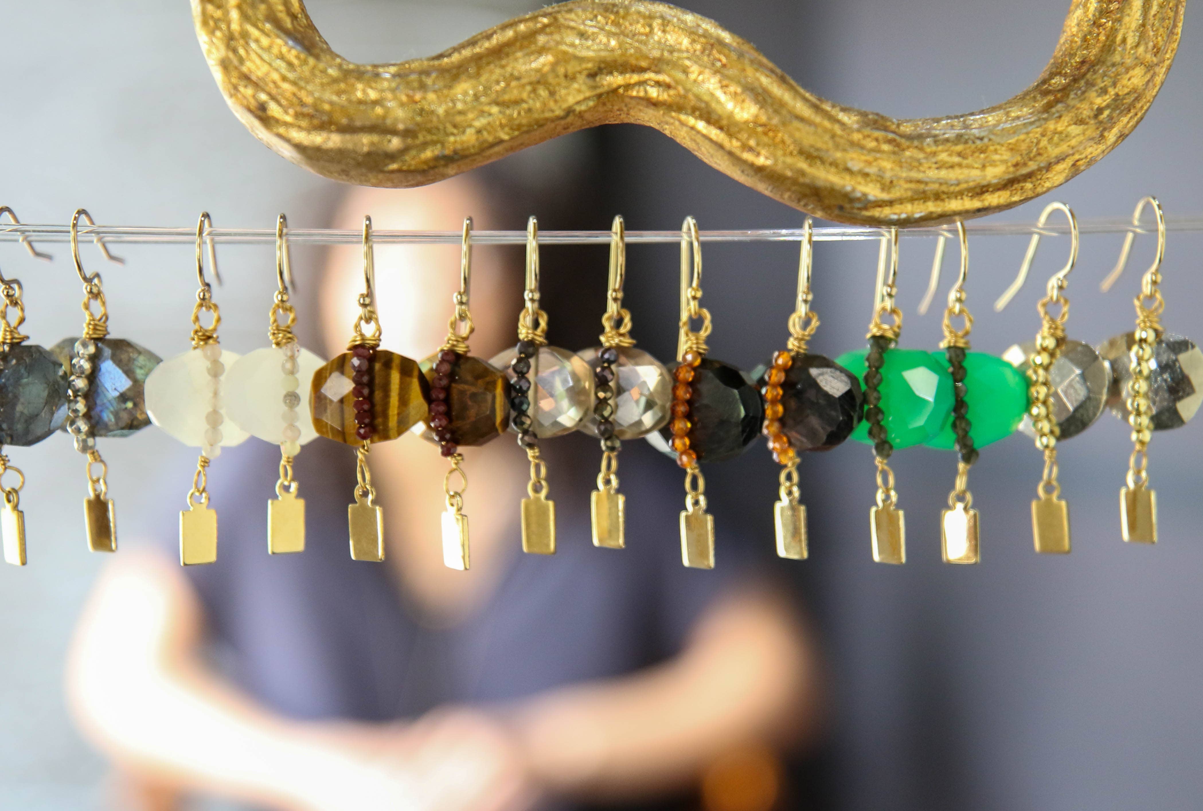 Catherine Page Jewelry - Wholesale Dangle Earrings - Solo Earrings in Smoky Topaz2