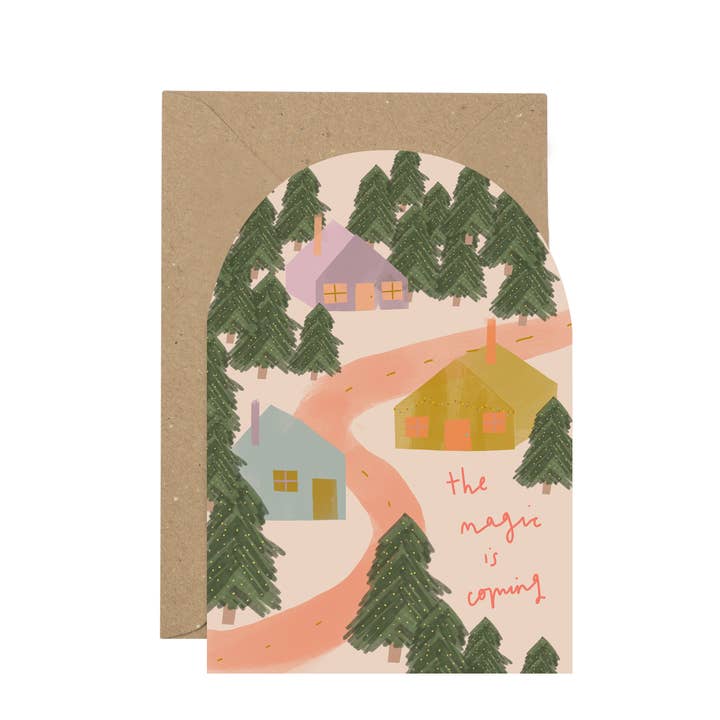 Magin kommer julkort för wholesale av Plewsy