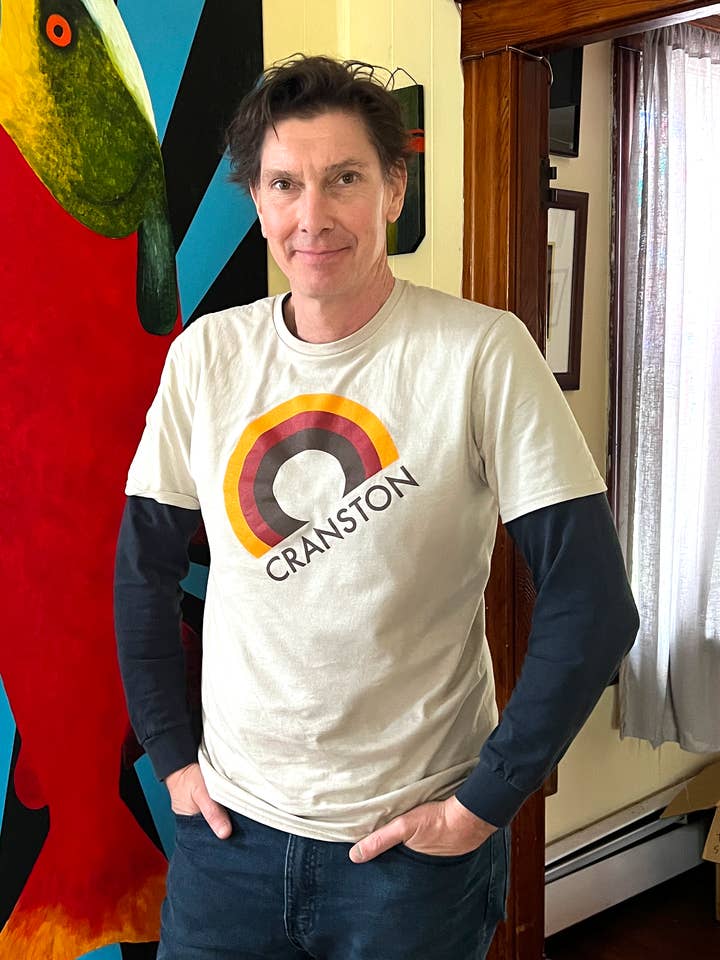 CRANSTON (Caldor) Tee - Vintage-Stil Design, Rhode Island für den Großhandel von Pixel Palmer