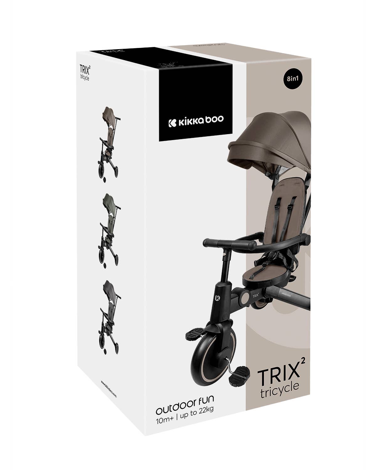 Kika Group Ltd. – wholesale Cyklar och sparkcyklar - Barn – Tricycle 7-i-1 Trix med justerbar sufflett och föräldrakontroll59