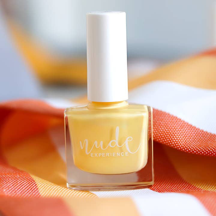 Nail Polish Biosourced – BANANA – Gelb mit Perlmutt für den Großhandel von Nude experience