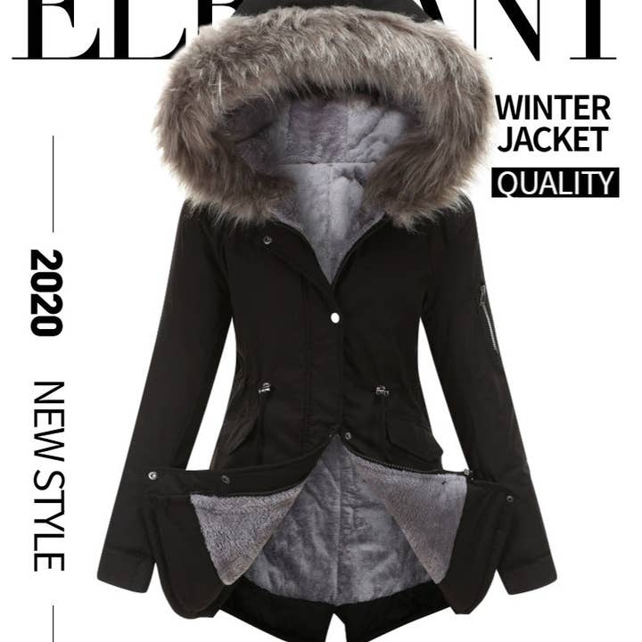 Marayn - Wholesale Coat - Women's - Warm Hooded MidLength Padded Parka Coat Winter 202557