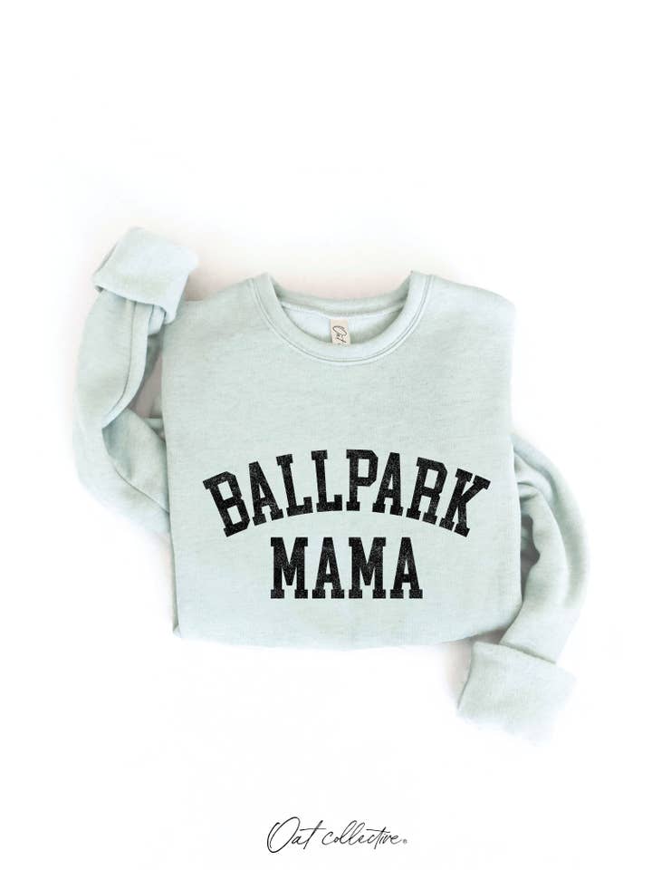OAT COLLECTIVE - Wholesale Graphic Sweatshirt - Women's - BALLPARK MAMA Graphic Sweatshirt17