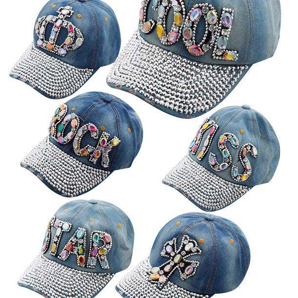 Puka Creations – wholesale Baseball cap – Women's – Bling Hats0