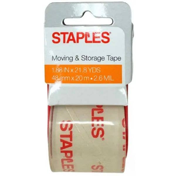 St. Louis Wholesale LLC - Wholesale Tape - Moving And Storage Tape - Staples 1.88" x 21.8 YDS - 2.6MIL