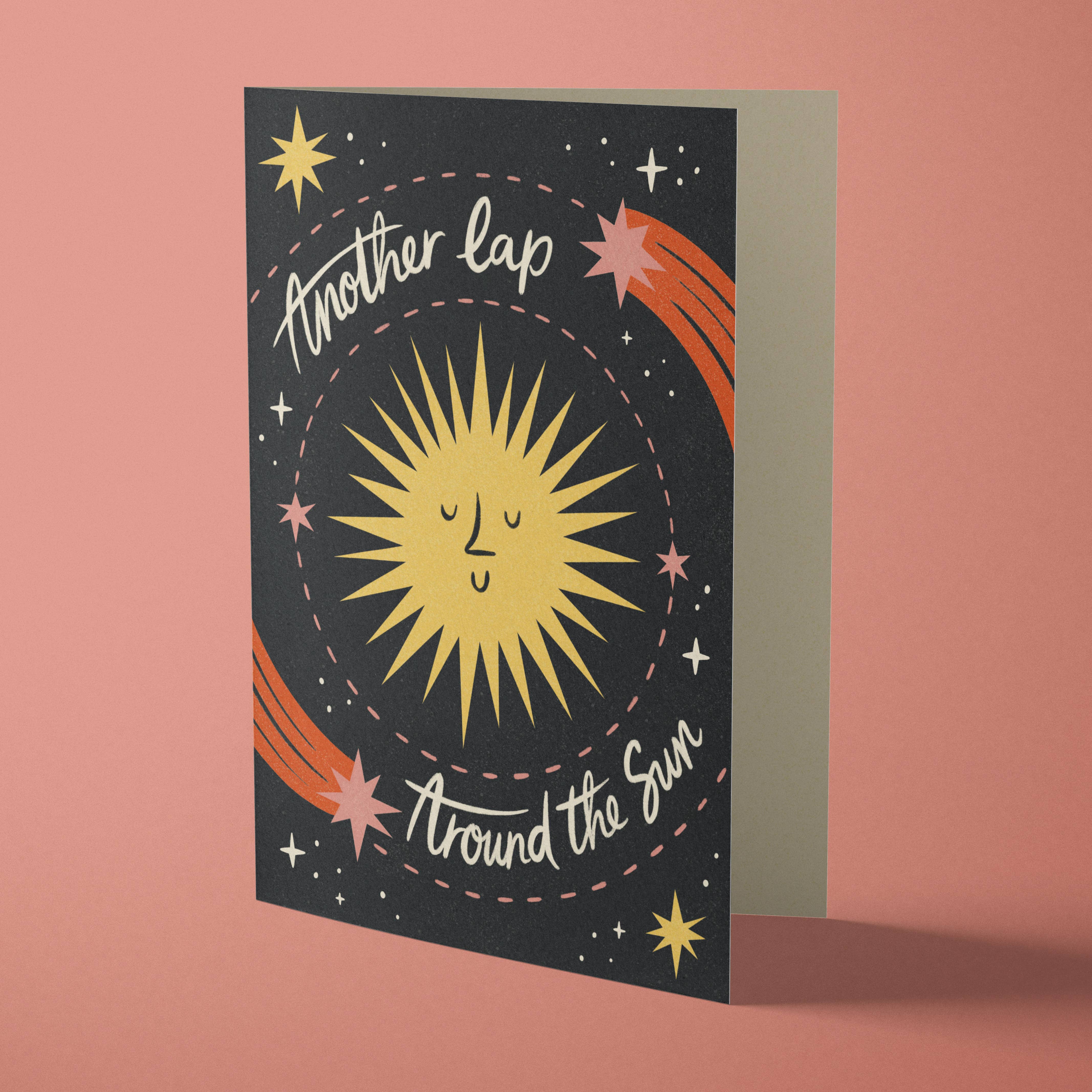 Bird & Co Studio - Vente Cartes d'anniversaire - Carte de vœux d'anniversaire/anniversaire Around The Sun | Space1
