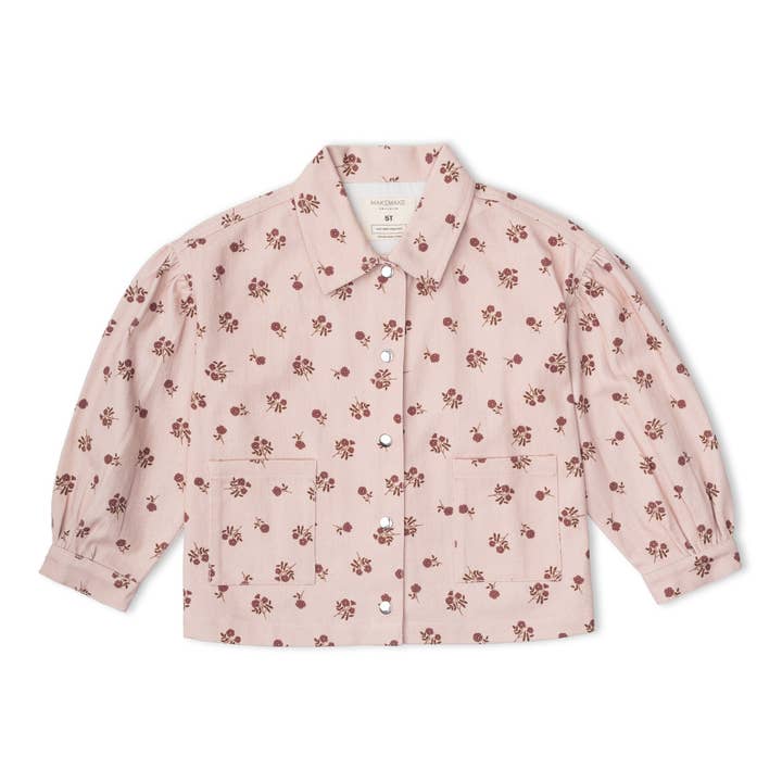 Giacca in twill biologico - Rosebud per la vendita all'ingrosso da parte di Makemake Organics