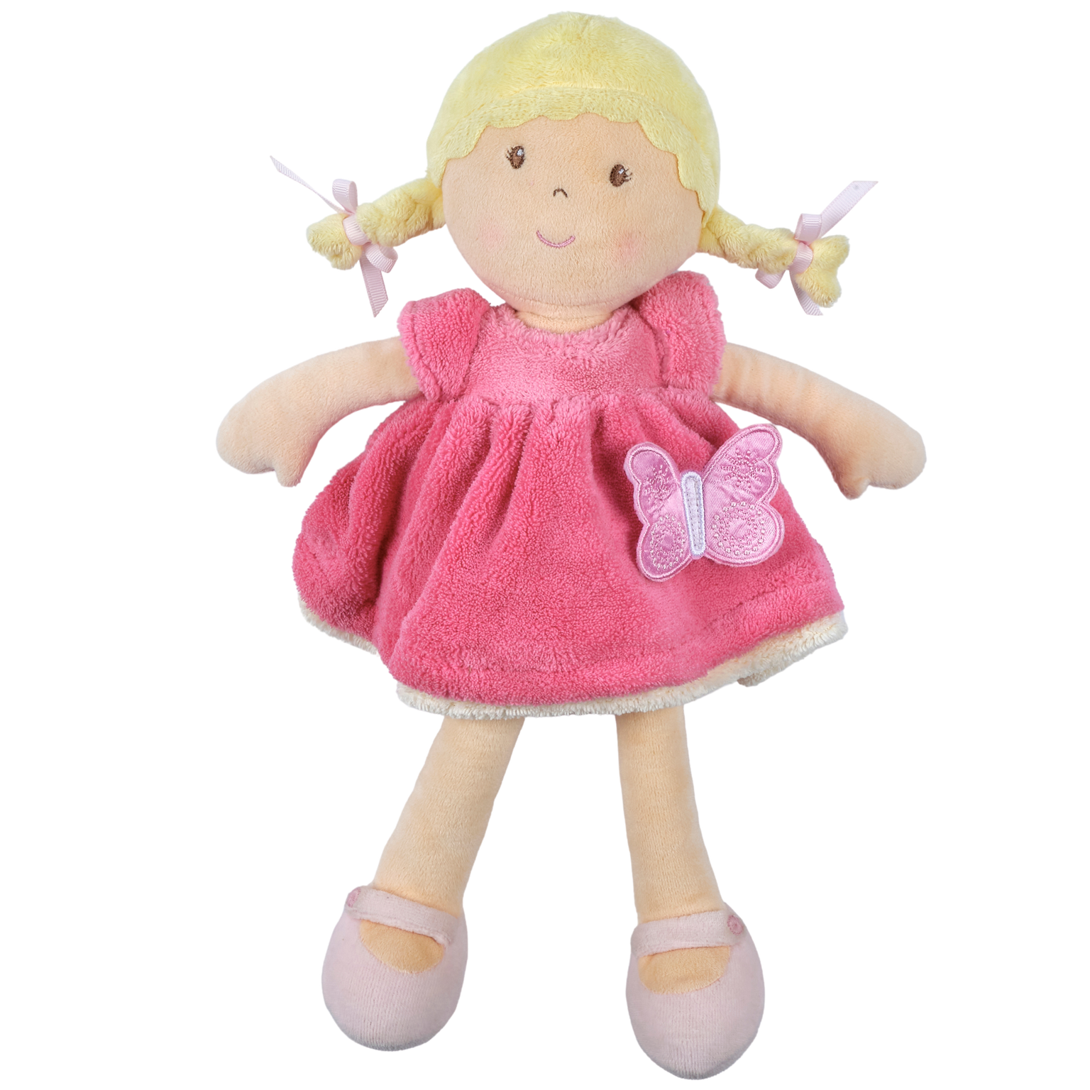 Tikiri Toys LLC - Wholesale Doll - Kids - Ria Blonde Hair with Pink and White Dress9