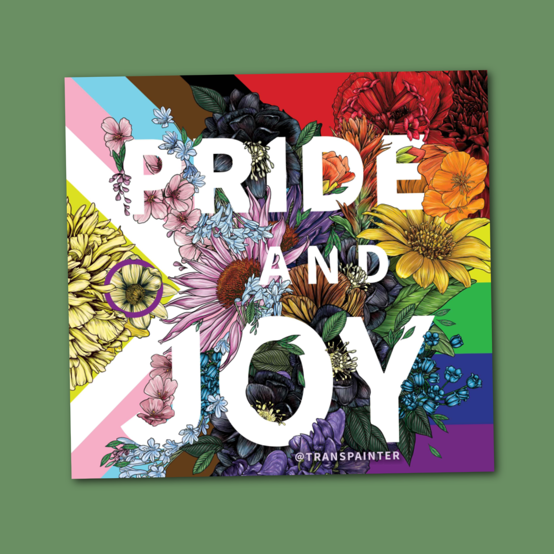 Transpainter - Wholesale Sticker - Pride & Joy Sticker | LGBTQ Pride | Queer Gifts8