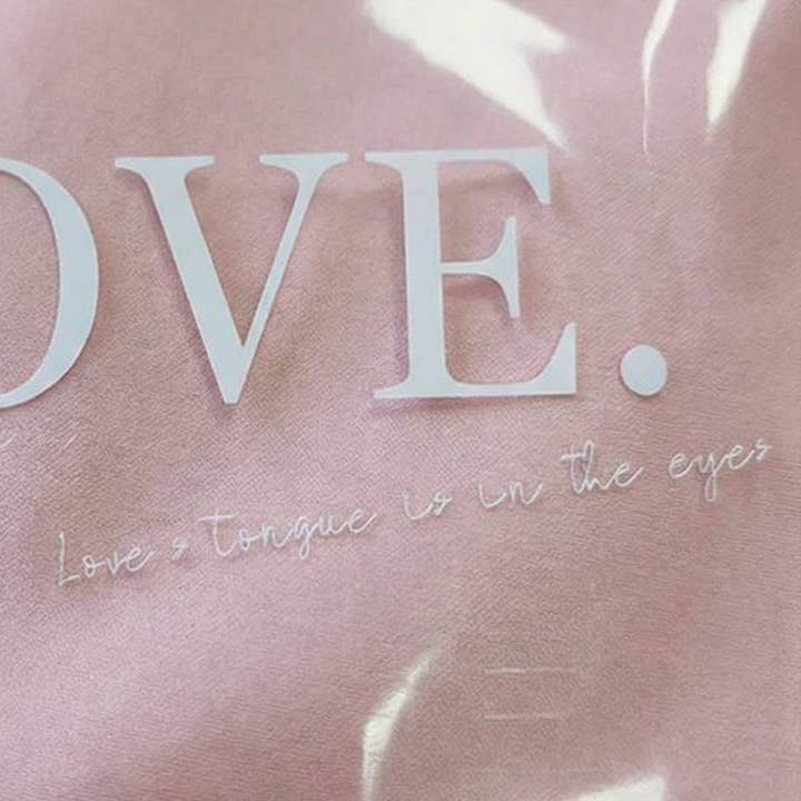 ByHome - Wholesale Gift Bag - 50 pcs, 2 sizes 3 colors LOVE flower OPP bag Bouquet sleeve 3