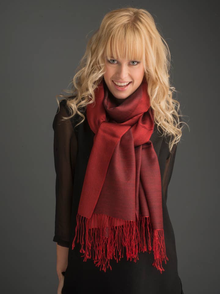 SJAAL BENARES - 50% WOL / 50% ZIJDE voor wholesale door DIWALI PARIS