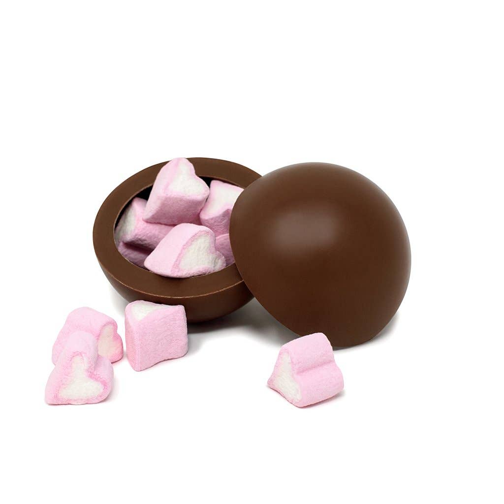 Cocoba – wholesale Hot cocoa mix/kit – Hot Chocolate Bombe with Heart Marshmallows1