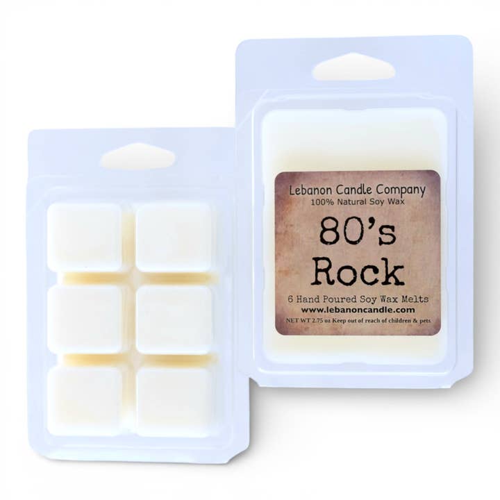 80's Rock Wax Melt for wholesale by Lebanon Candle Company