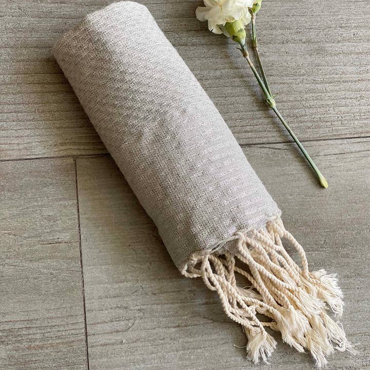 Scents and Feel – wholesale Badhandduk – Gästhandduk med lurex och bikakemönster3