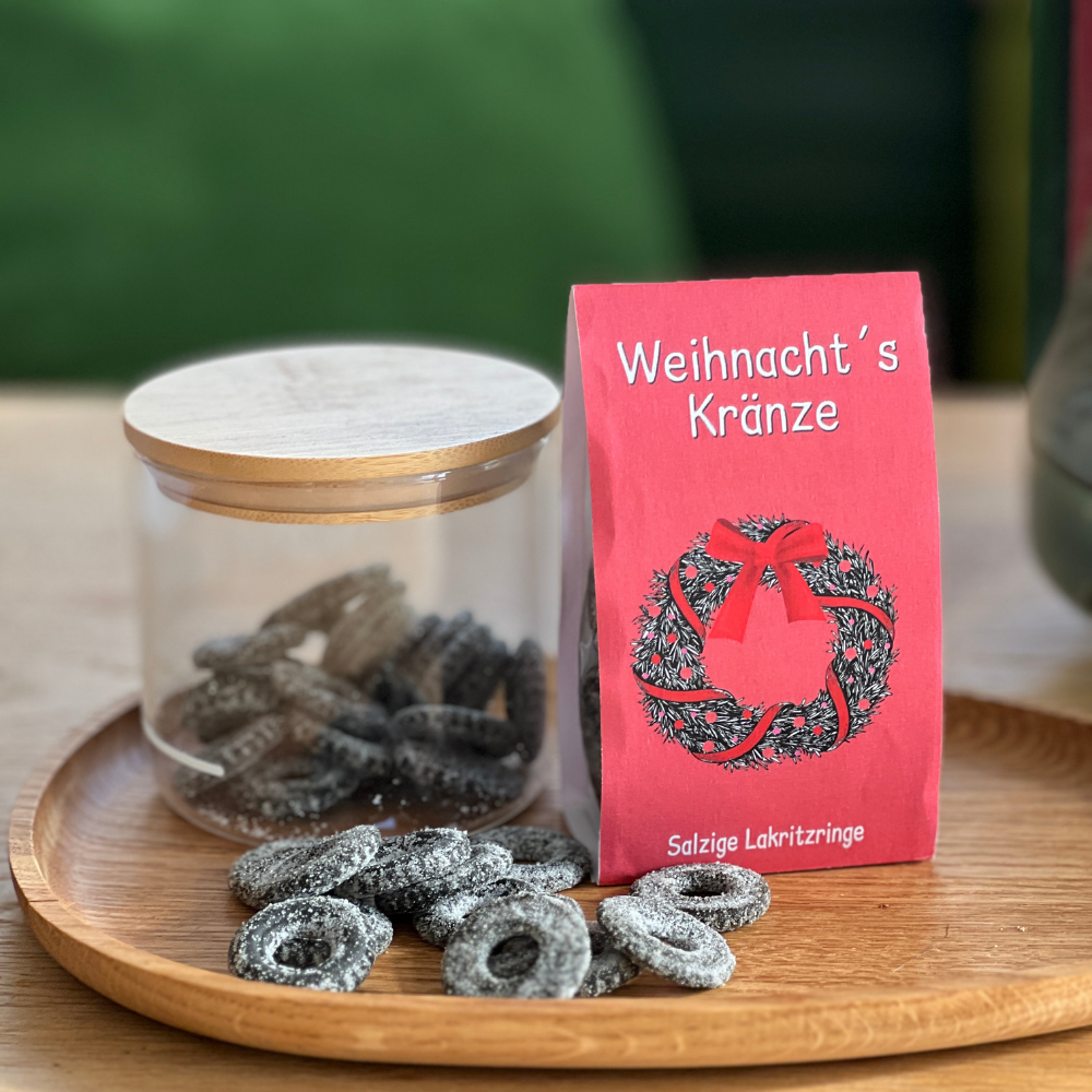 Wunderle GmbH - Wholesale Hard Candy - Christmas sweets - Christmas wreaths made of licorice1