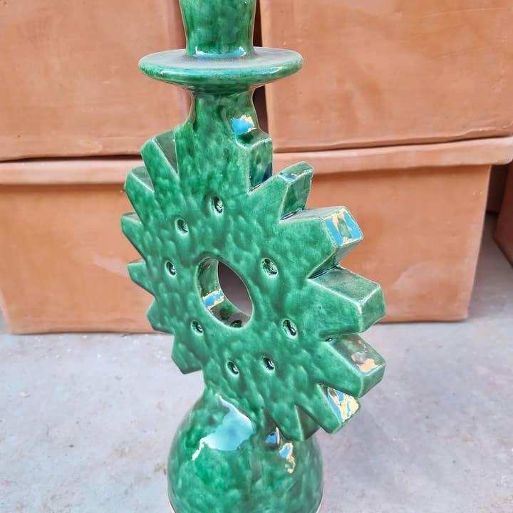 libitiishop - Wholesale Candle holder - Moroccan Tamegroute candlestick2