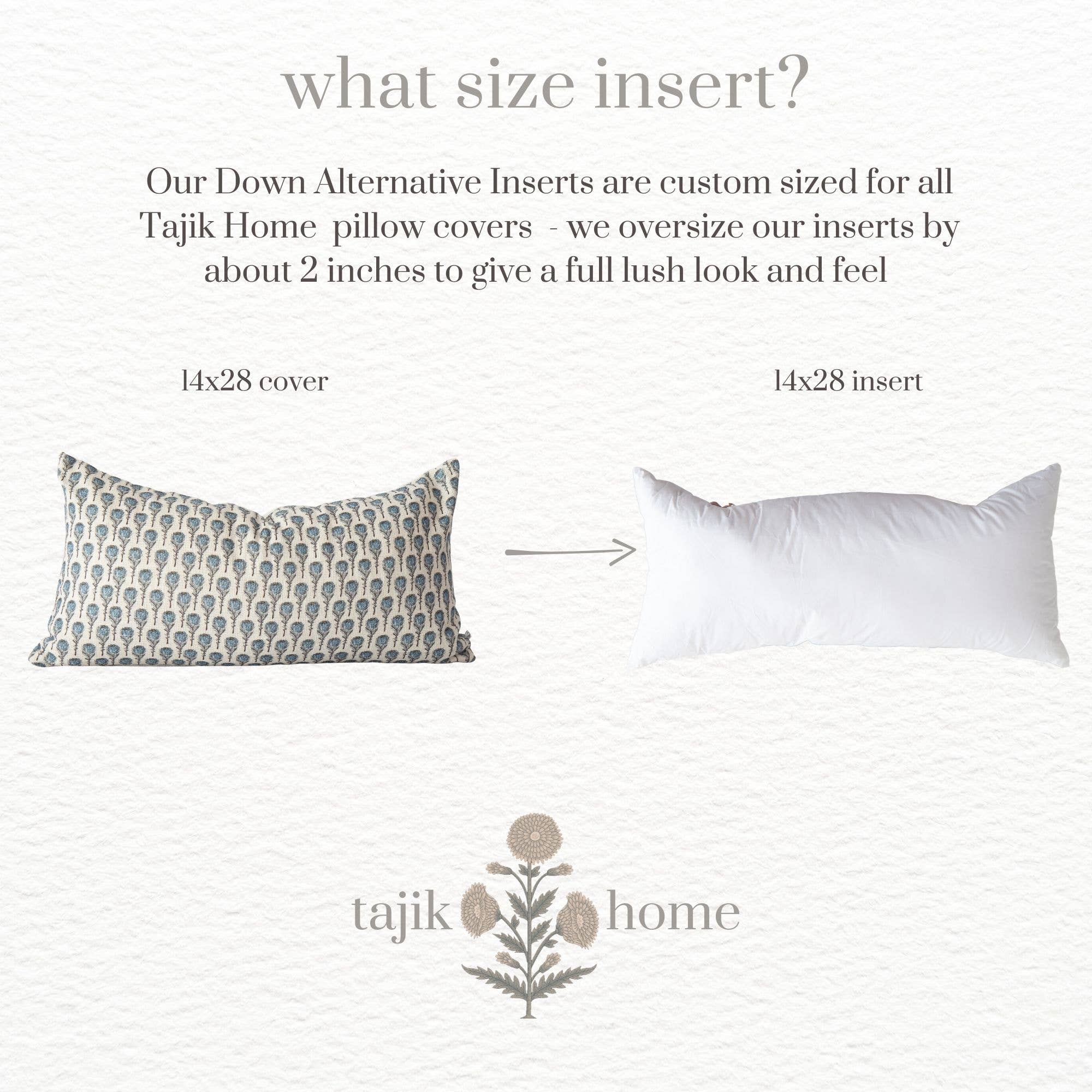 Tajik  Home  LLC - Wholesale Pillow Insert - Down Alternative Pillow Inserts - Made in Massachusetts13