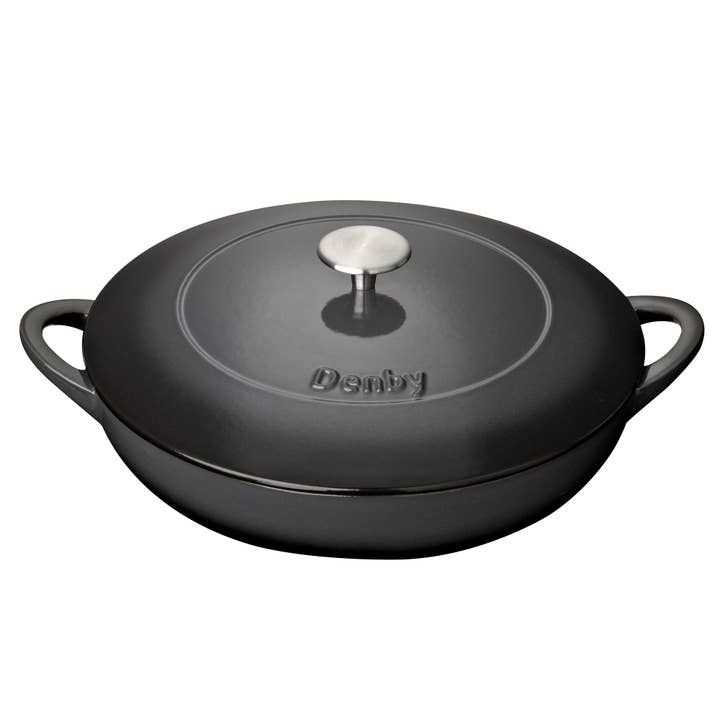 DENBY HALO CAST IRON 30CM SHALLOW CASSEROLE for wholesale by Denby Brands