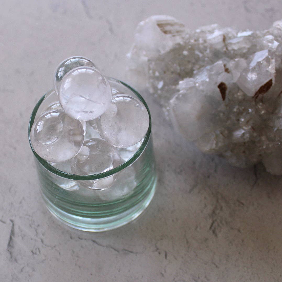 Pebble House - Wholesale Spiritual Stone/Crystal - Clear Quartz Mini Sphere (Crystals & Stones)3