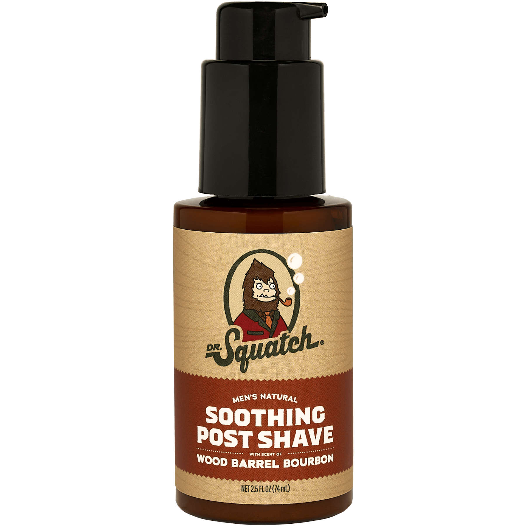 Dr. Squatch - Wholesale Aftershave - Men's - Soothing Post Shave Wood Barrel Bourbon - 6 Units0