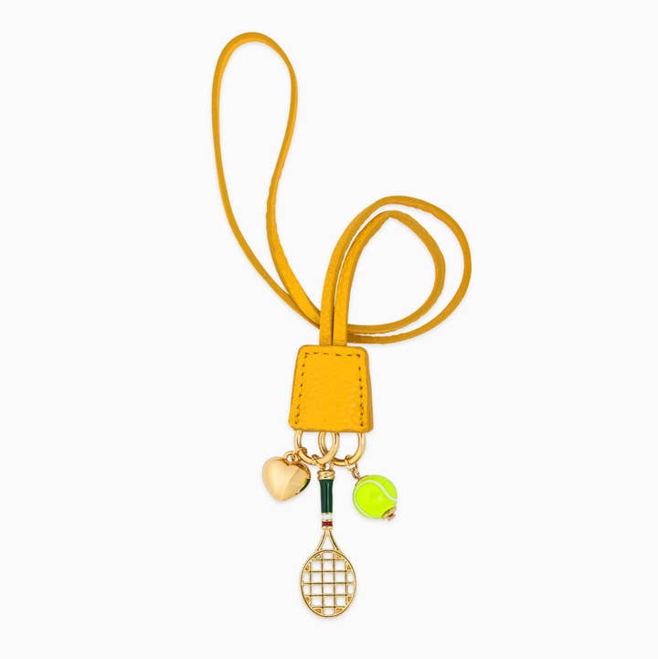 Sessori - Wholesale Purse/Bag Accessory - Women's - Gameday Tennis Leather Clochette Bag Charm0