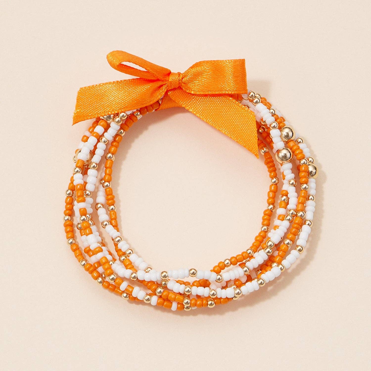 Frem - Wholesale Jewelry Set - Seed Bead Bracelet Set in Game Day Colors4