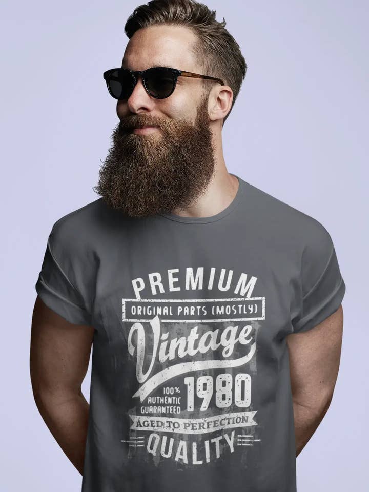 ULTRABASIC - Graphic Aged to Perfection verjaardagscadeau voor heren uit 1980 voor wholesale door ULTRABASIC