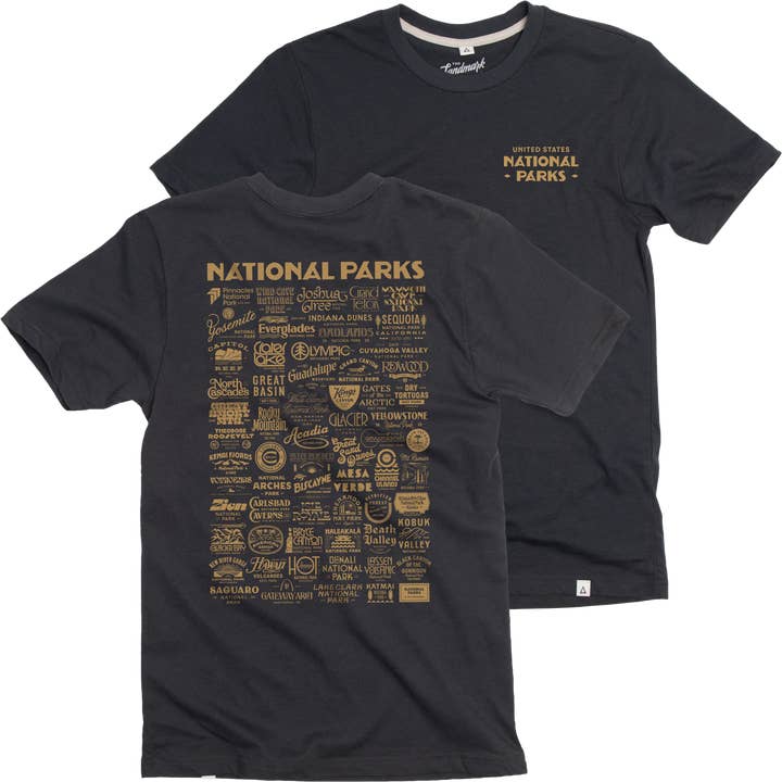 The Landmark Project - Wholesale Screen Printed T-Shirt - Unisex - National Park Type Unisex Short Sleeve Tee4