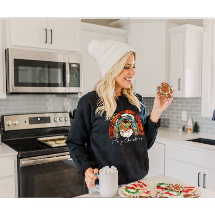 Western Christmas Rainbow TRANSFER for wholesale by Sassy and Sublime