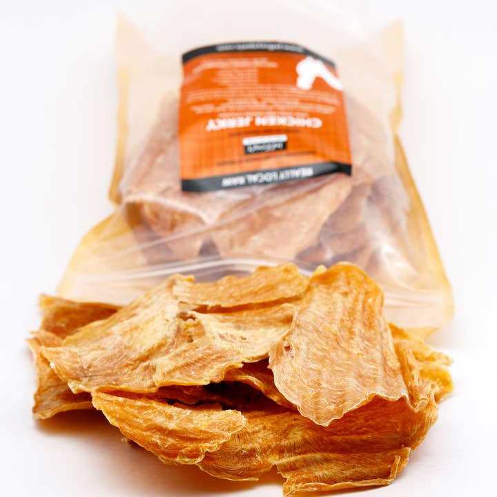Jeffrey's Natural Pet Foods - Wholesale Pet Treats - Dog - Jeffrey's House Made Chicken Jerky2