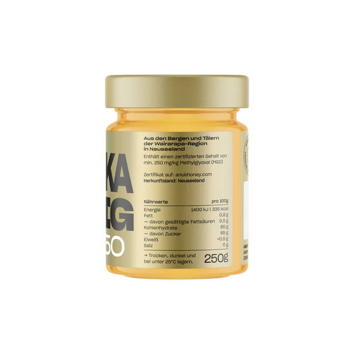 ANUK Honey - Wholesale Honey - ANUK Manuka Honey MGO2504