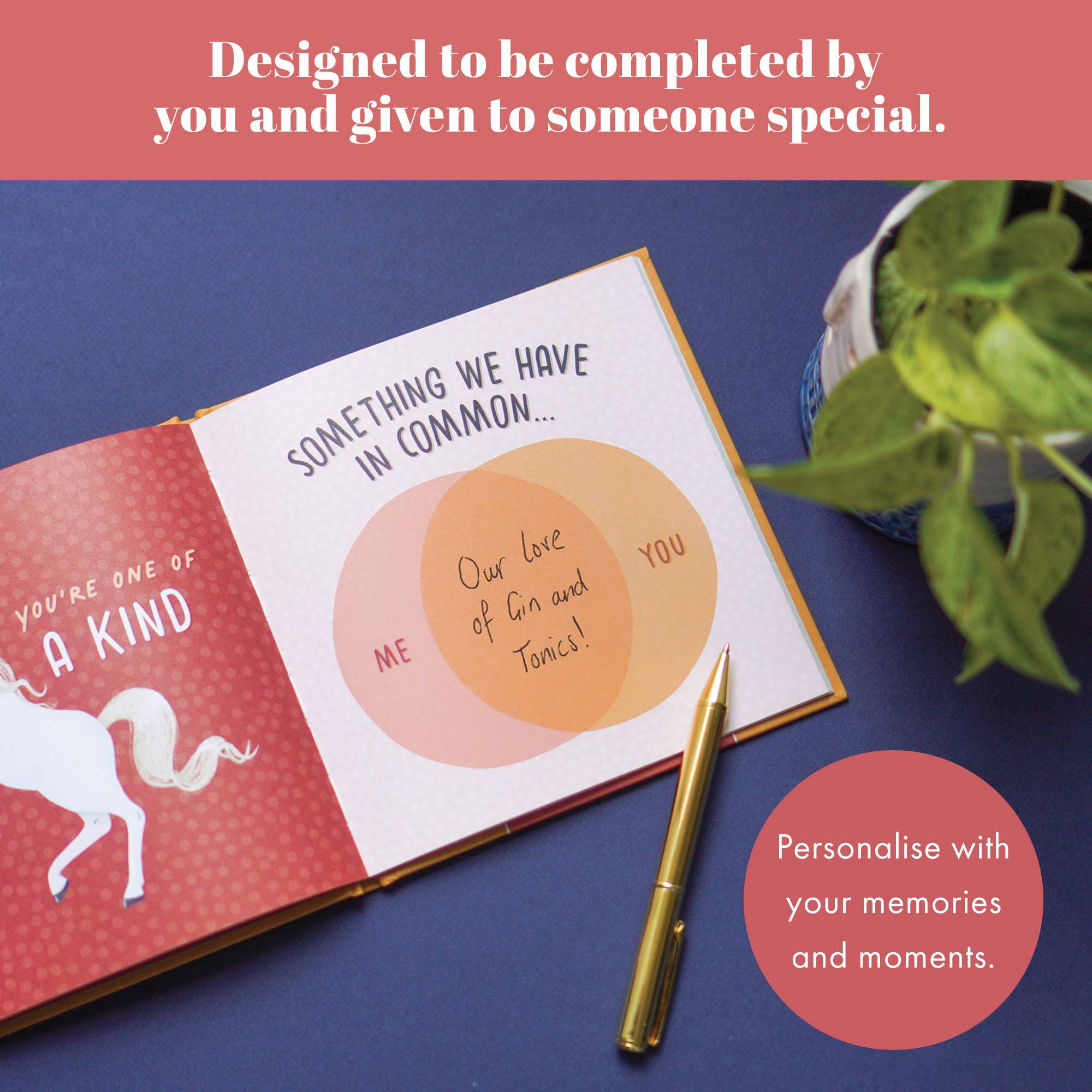 FROM YOU TO ME Gifts – wholesale Friendship card – I Made a Book About You | Personalised Gift Book3