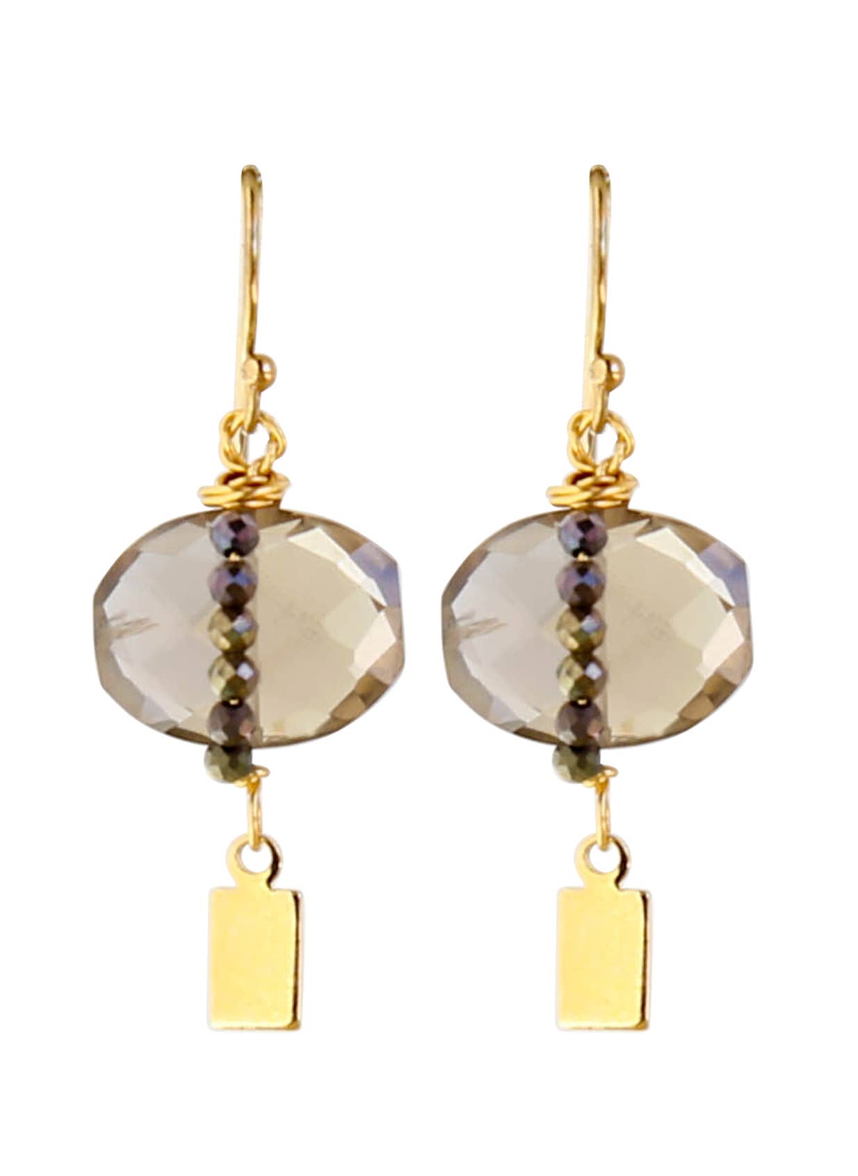 Catherine Page Jewelry - Wholesale Dangle Earrings - Solo Earrings in Smoky Topaz0