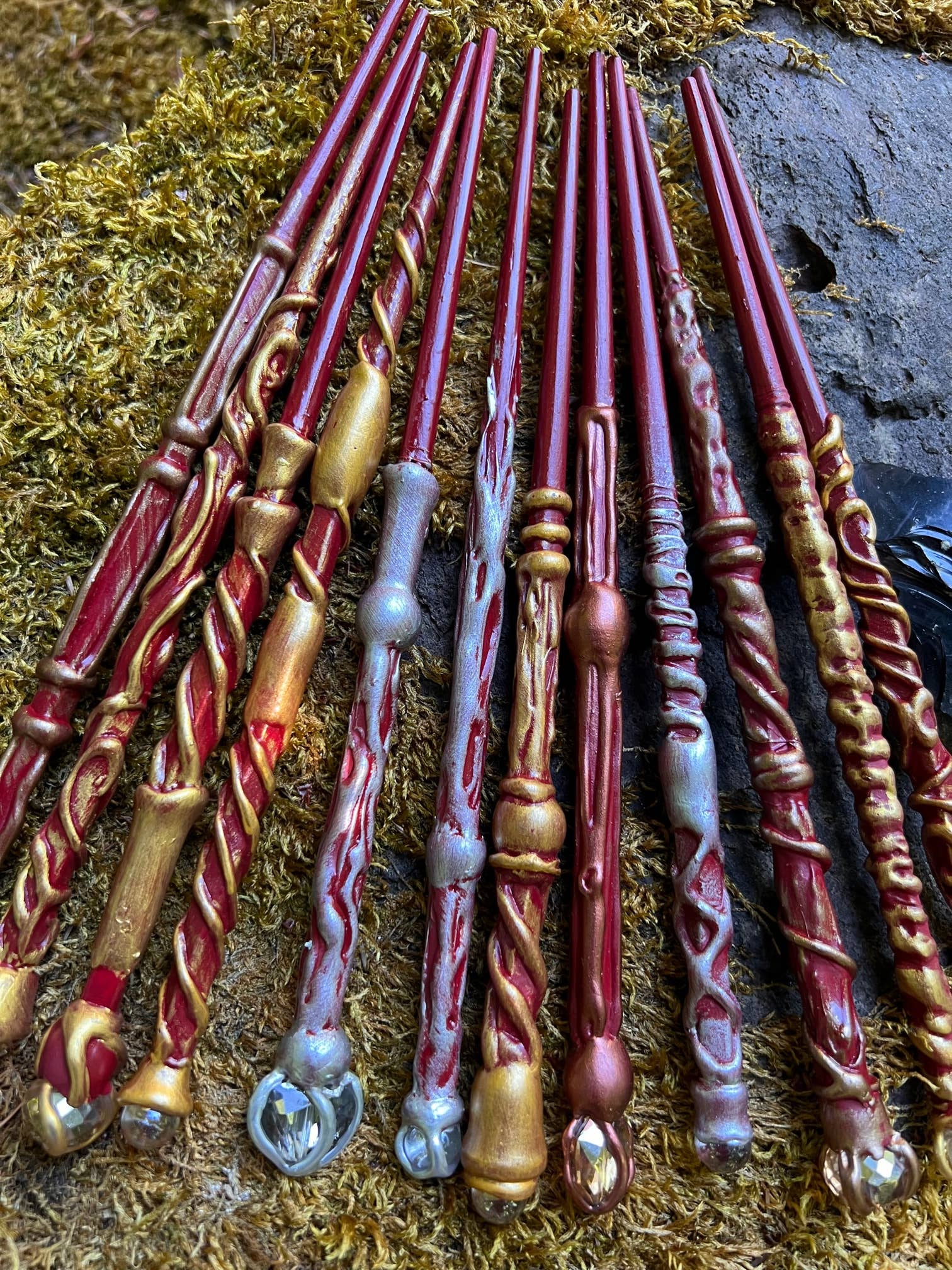 The Woodland Wandolier - Wholesale Toy Wand - Kids - Unique Wooden Wizard Wands - Handmade, Hand-Painted, Perfect6