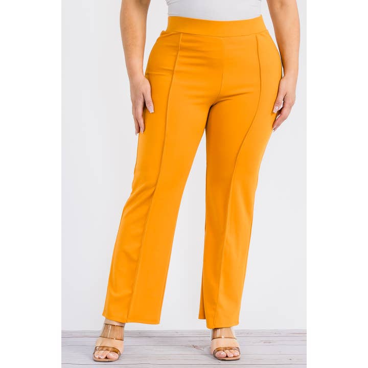 PANTALONI CORTI CON GAMBA SVASATA A VITA ALTA PLUS SIZE per la vendita all'ingrosso da parte di Curve Market